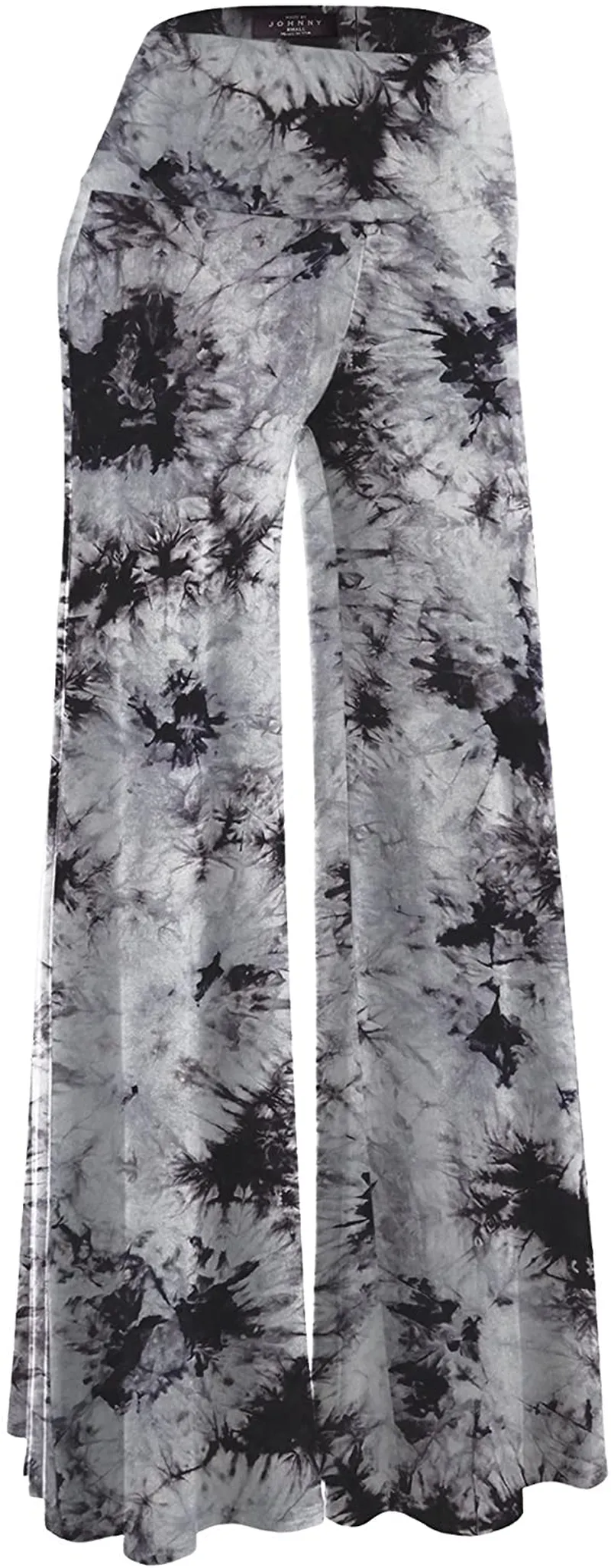 Made By Johnny Women's Casual Comfy Solid Wide Leg Palazzo Lounge Pants