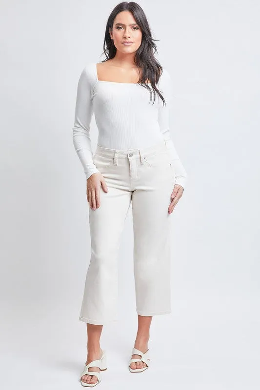 Magic Pants - Wide Leg Capri in Gardenia