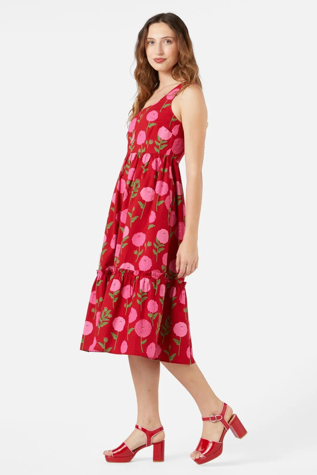 Marie Fleur Midi Dress