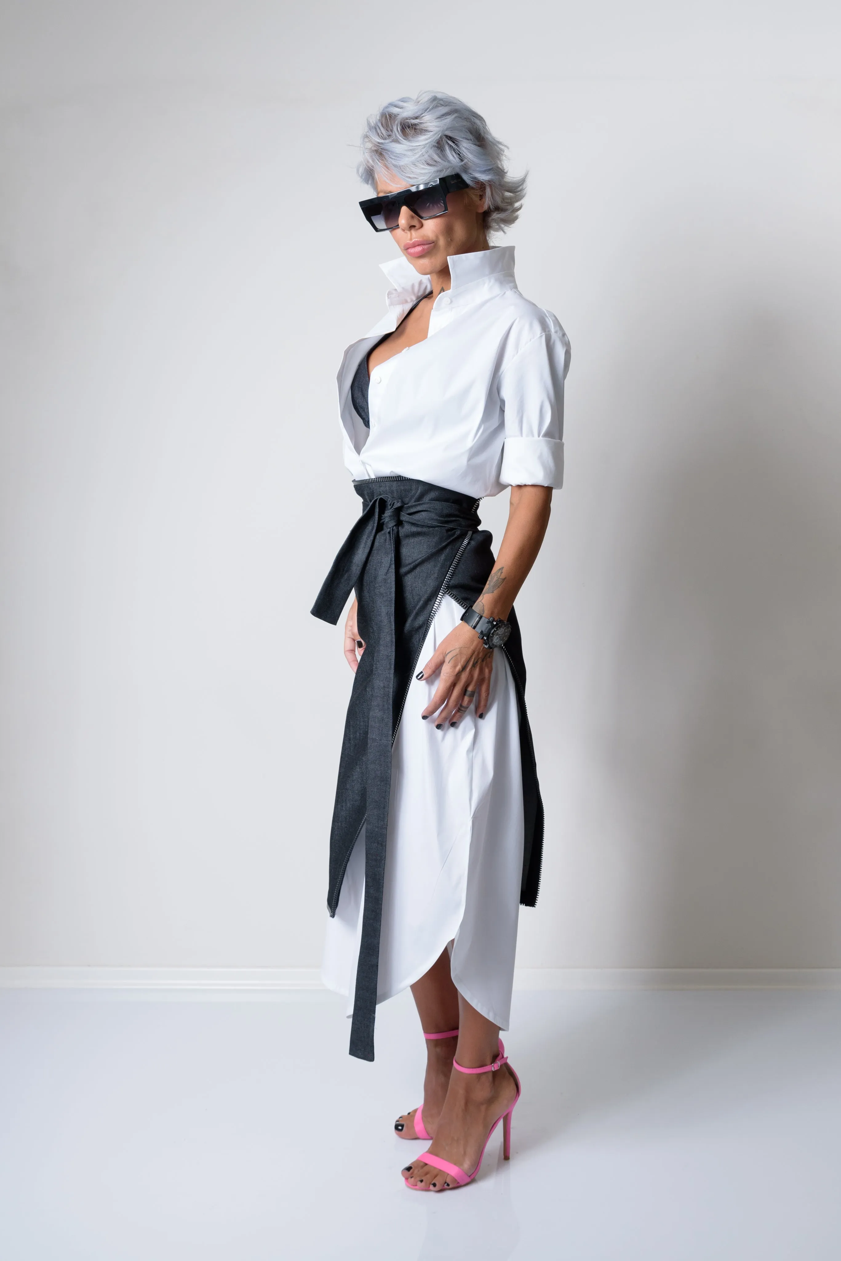 Maxi Oversized White Shirt Dress