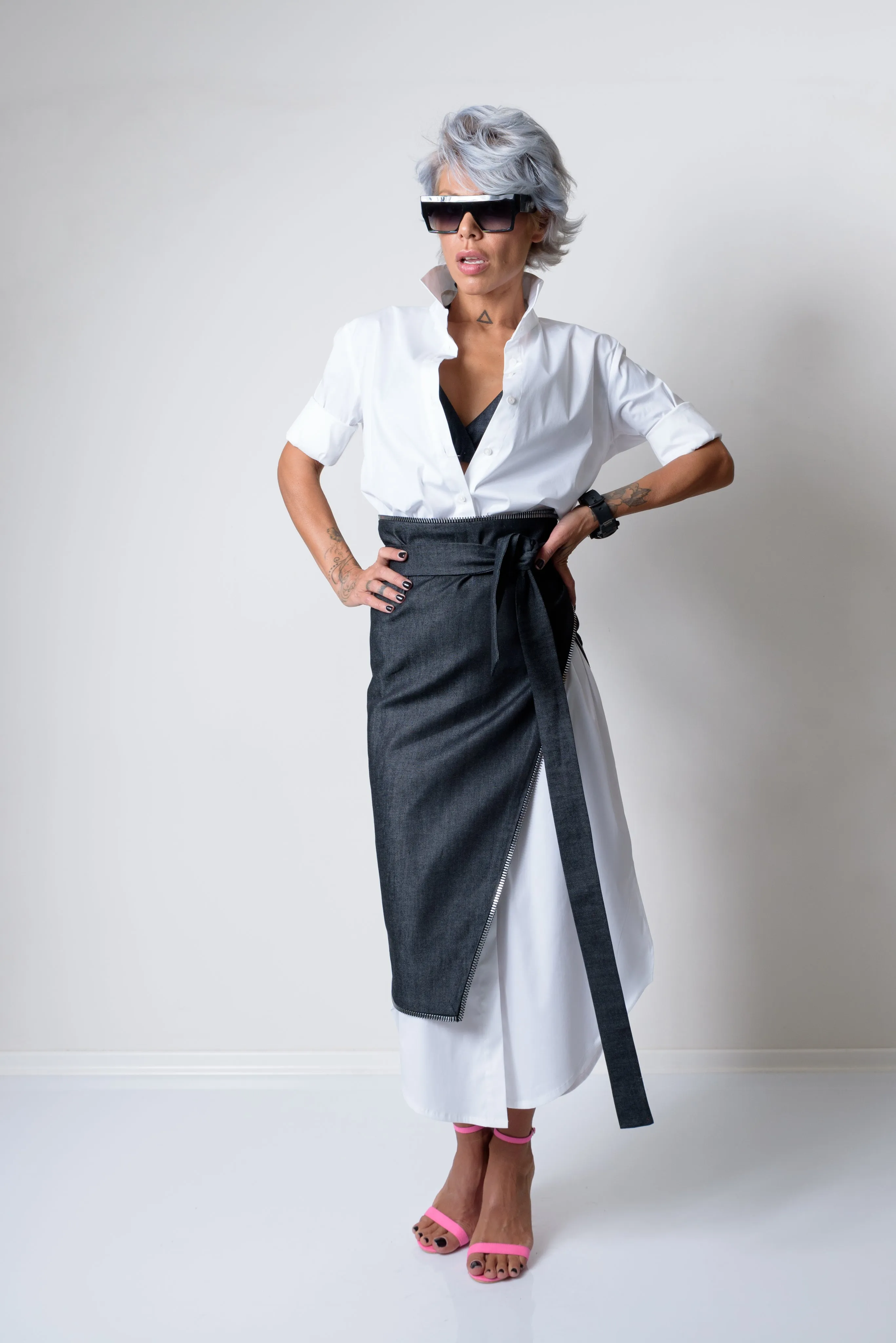 Maxi Oversized White Shirt Dress