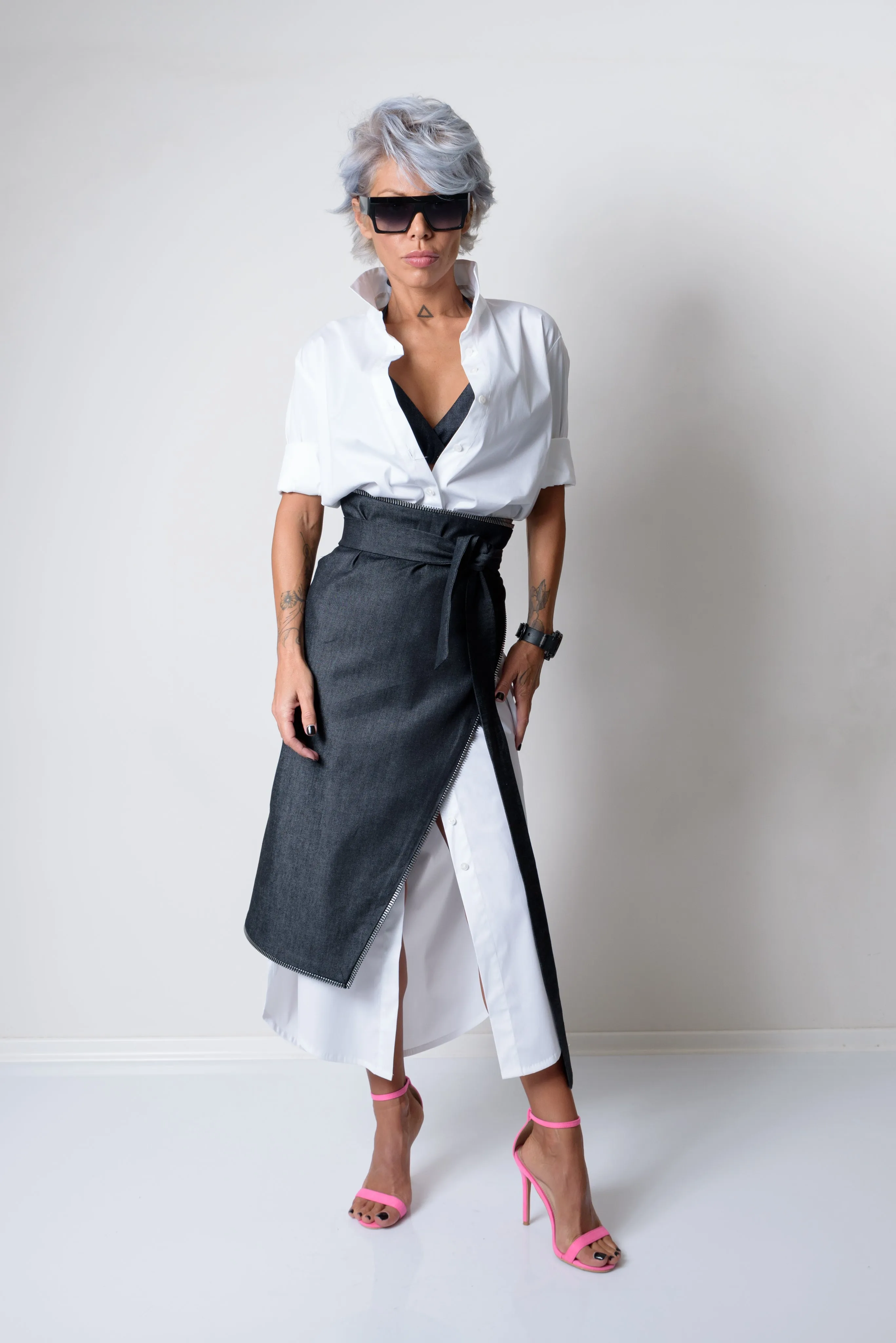 Maxi Oversized White Shirt Dress