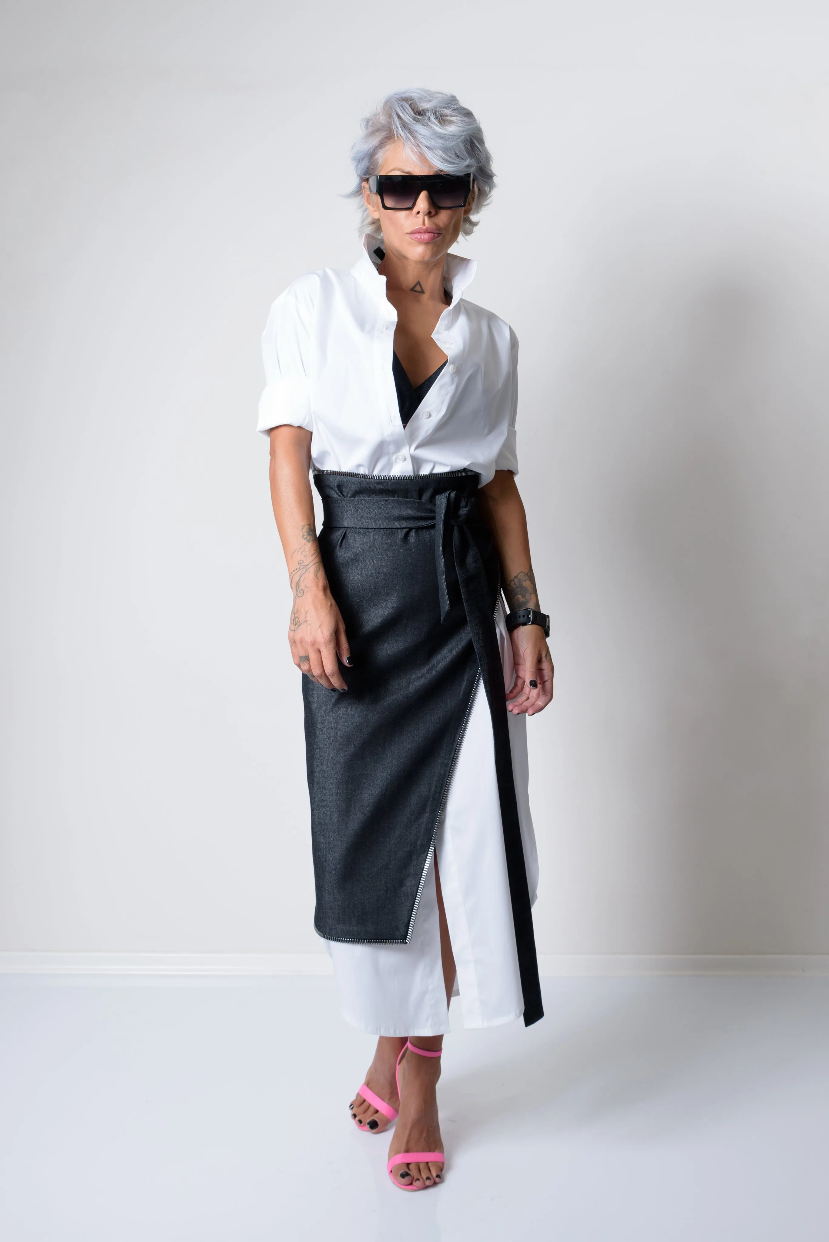 Maxi Oversized White Shirt Dress