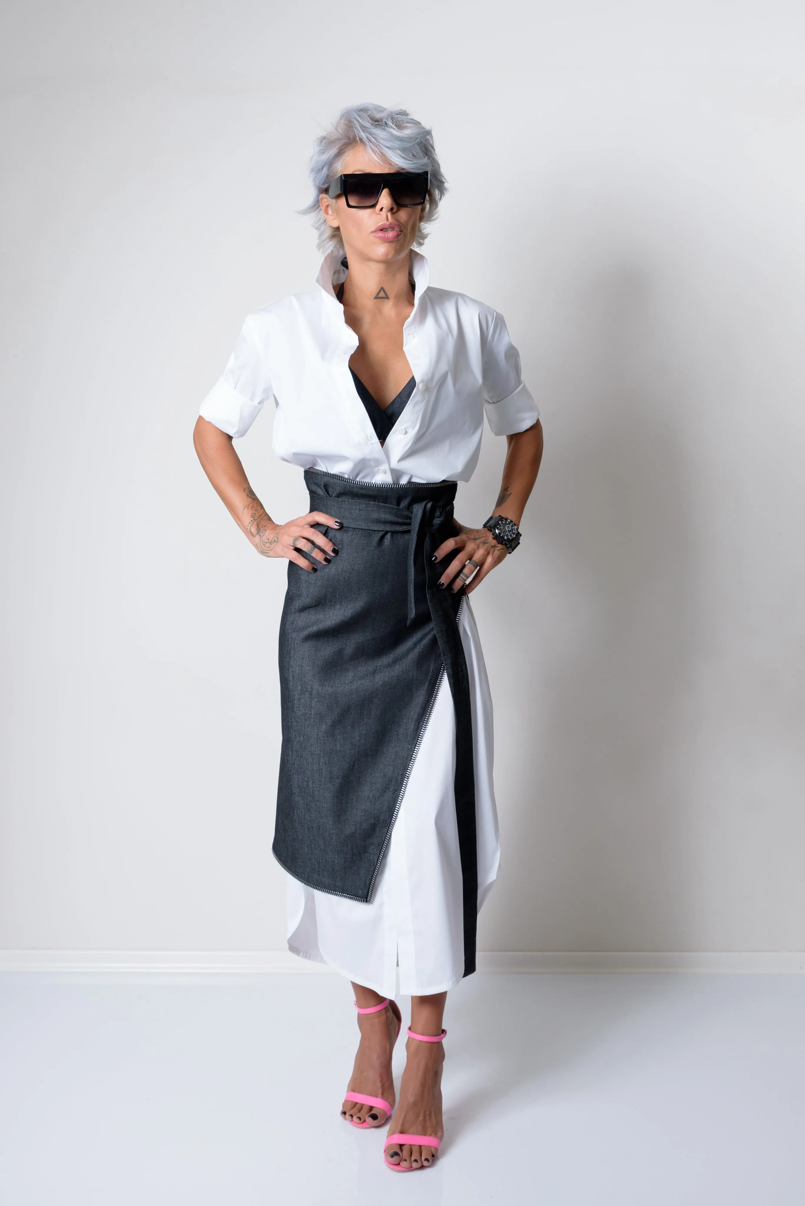 Maxi Oversized White Shirt Dress