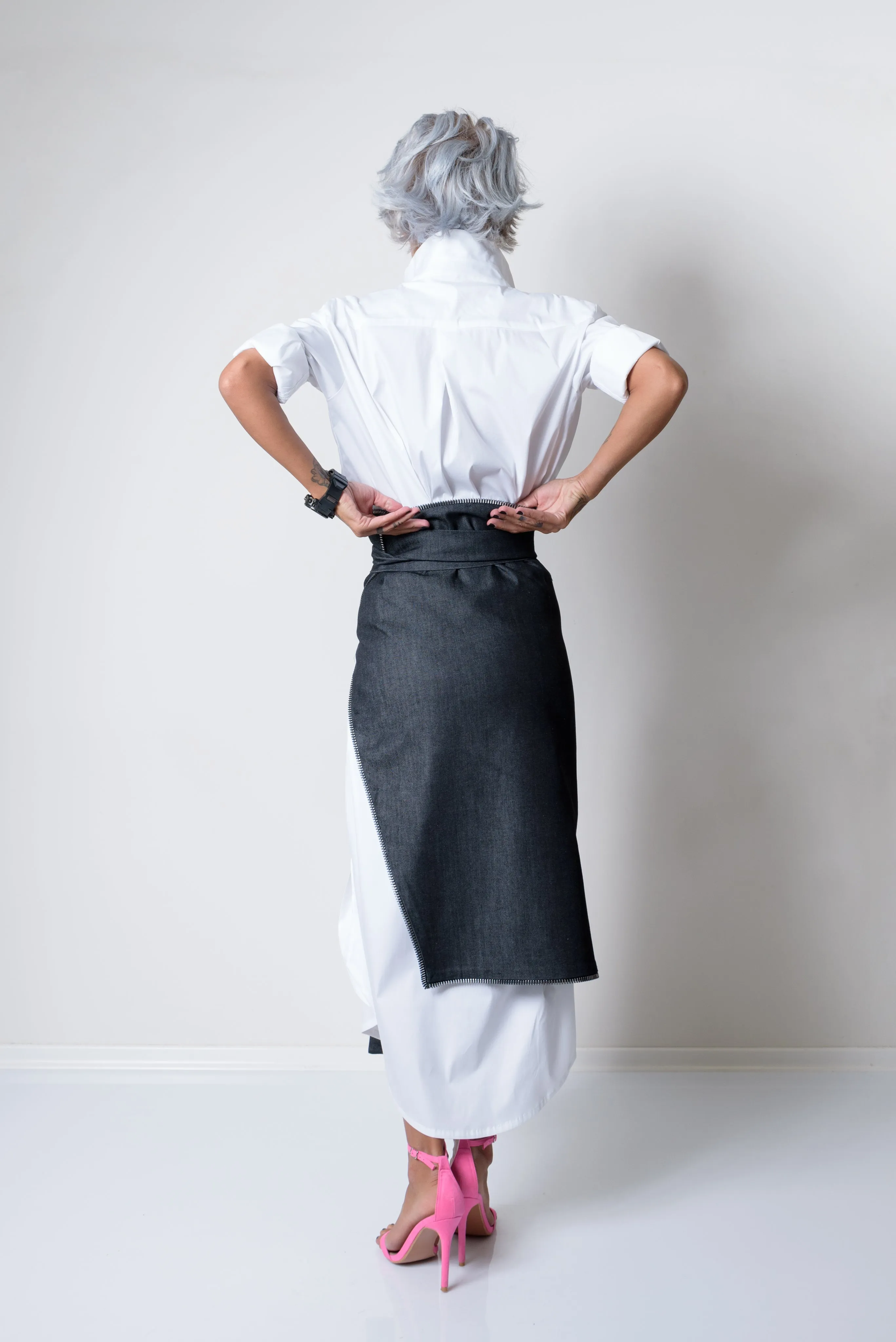 Maxi Oversized White Shirt Dress