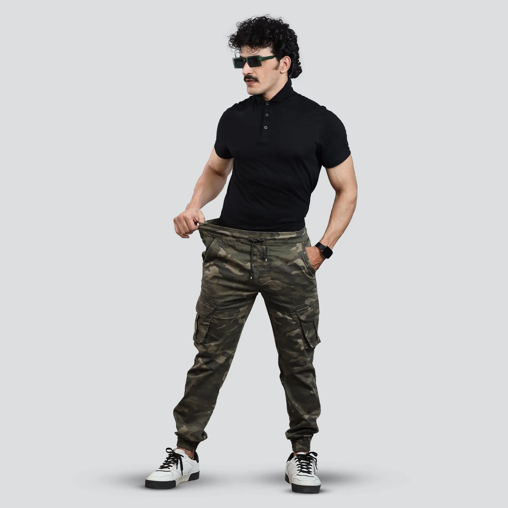 Men's Camouflage Cargo Pants With 6 Pockets