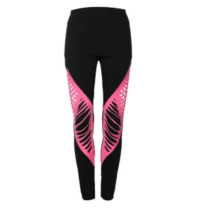 Mesh High Elastic Gym Pants