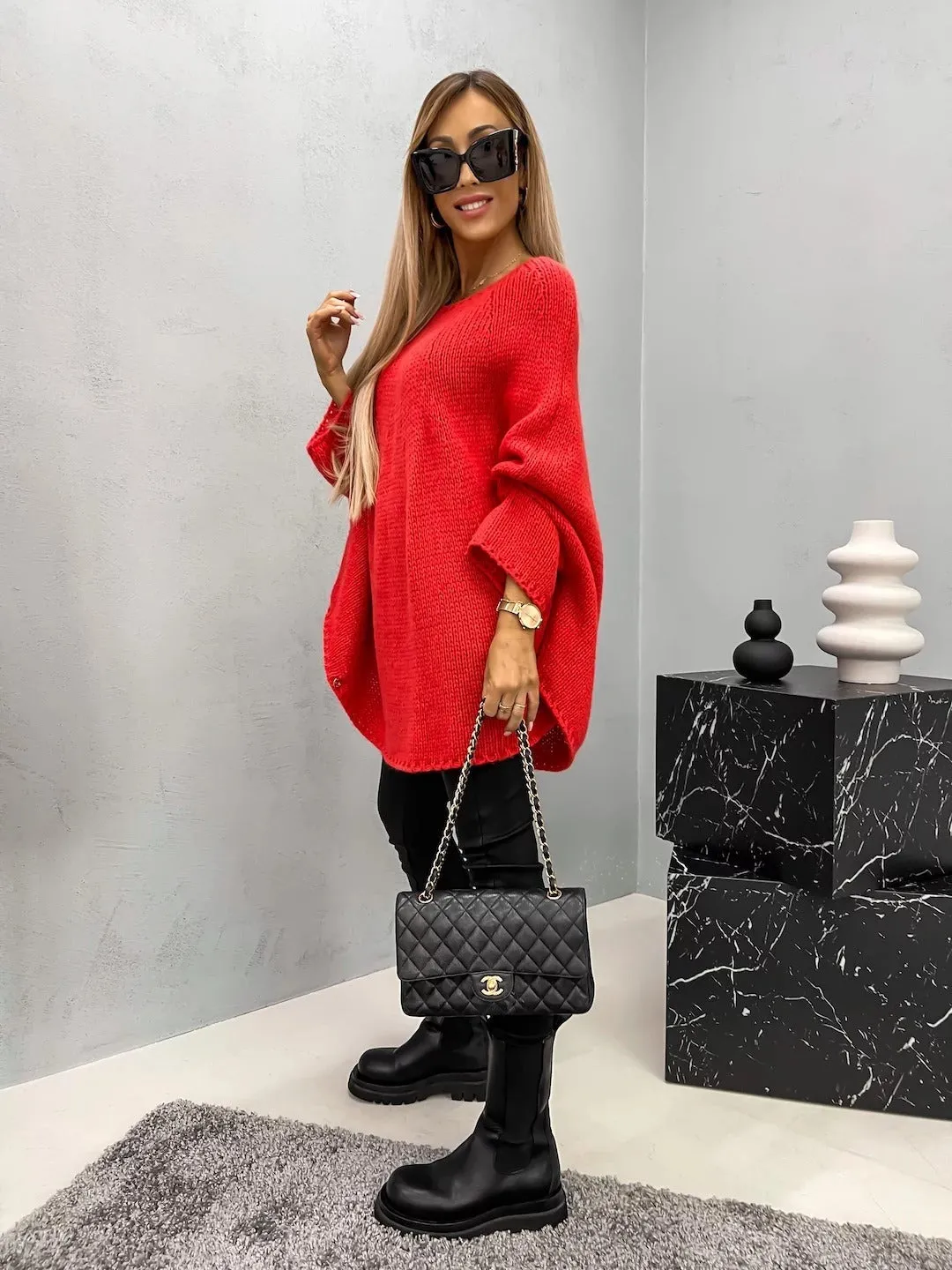 Michelle – Loose-Fit Casual Cardigan with Stylish Pockets