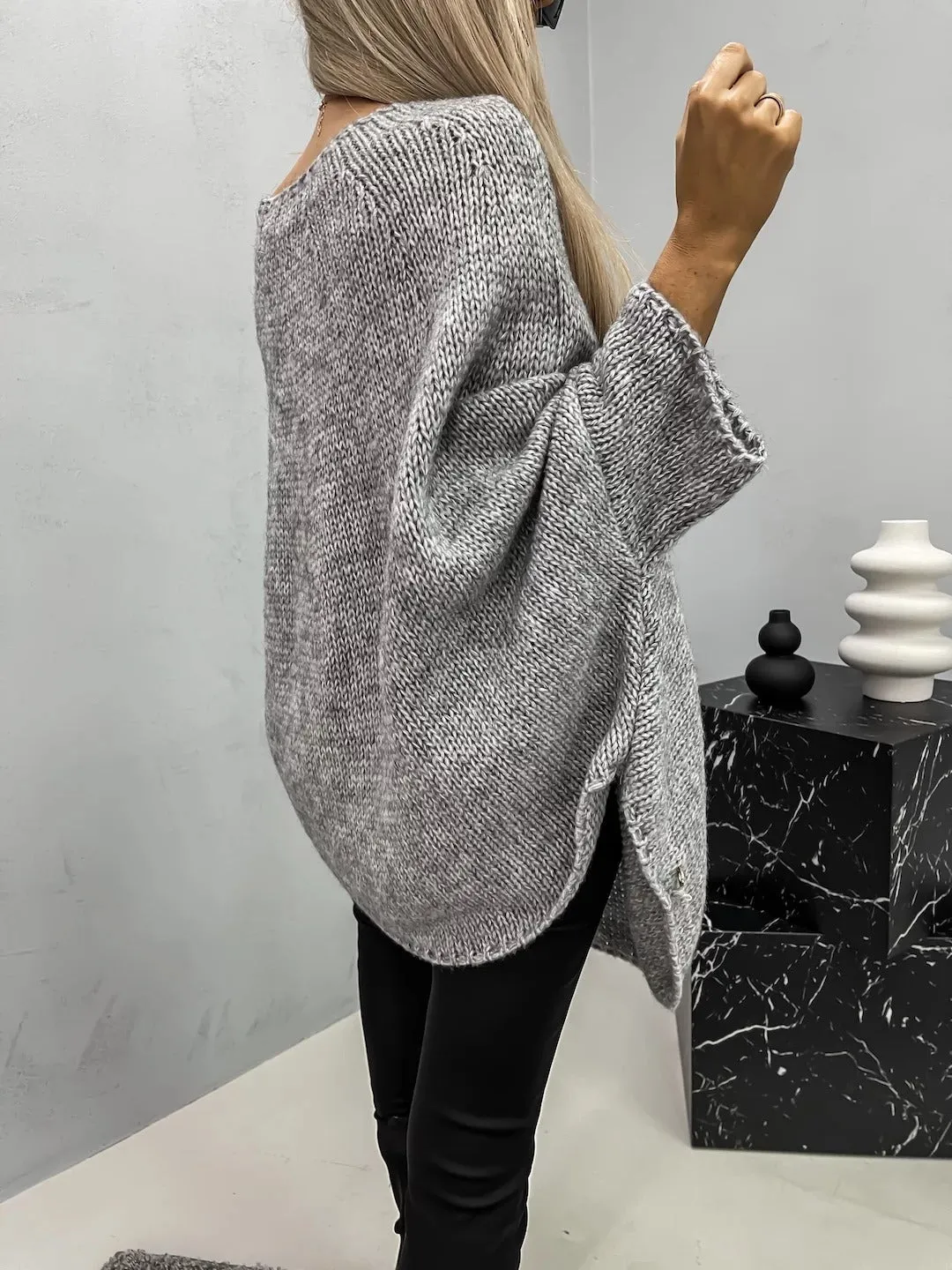 Michelle – Loose-Fit Casual Cardigan with Stylish Pockets