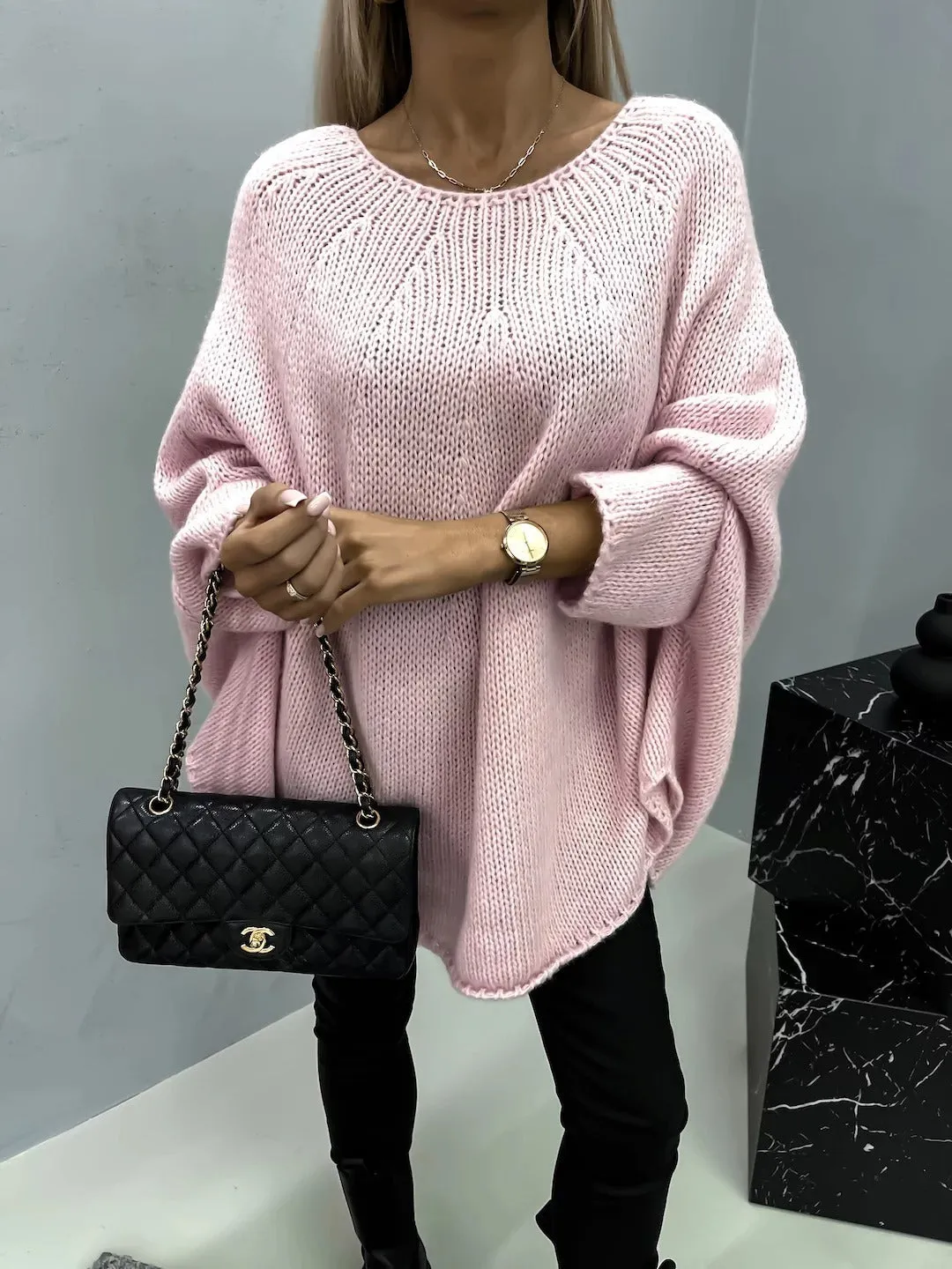 Michelle – Loose-Fit Casual Cardigan with Stylish Pockets