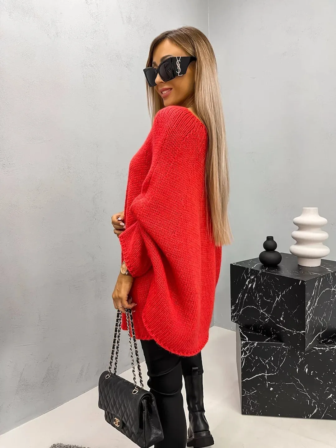 Michelle – Loose-Fit Casual Cardigan with Stylish Pockets