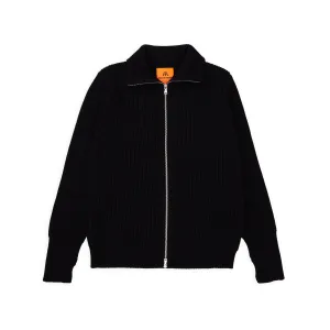 Navy Full-Zip Pockets Black
