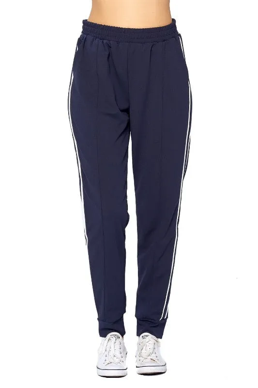 Navy Jogger Drawstring Sweatpants