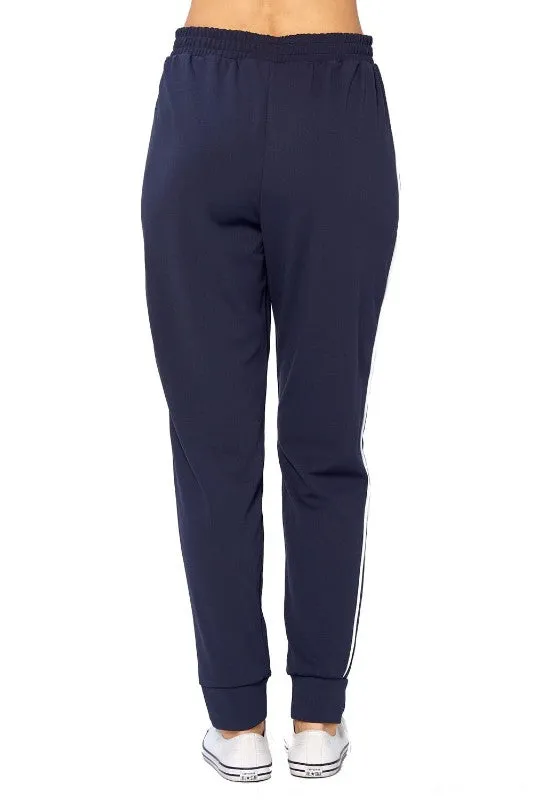 Navy Jogger Drawstring Sweatpants