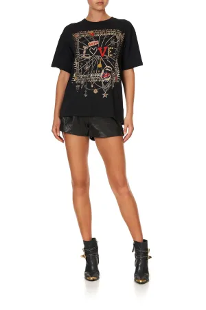 OVERSIZE BAND TEE CAMDEN MOON