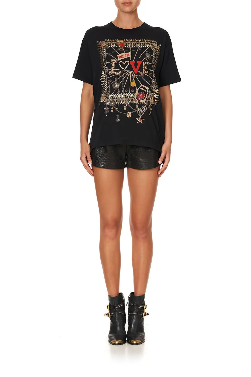 OVERSIZE BAND TEE CAMDEN MOON