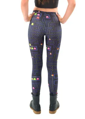 PacMan Pattern Printed Leggings