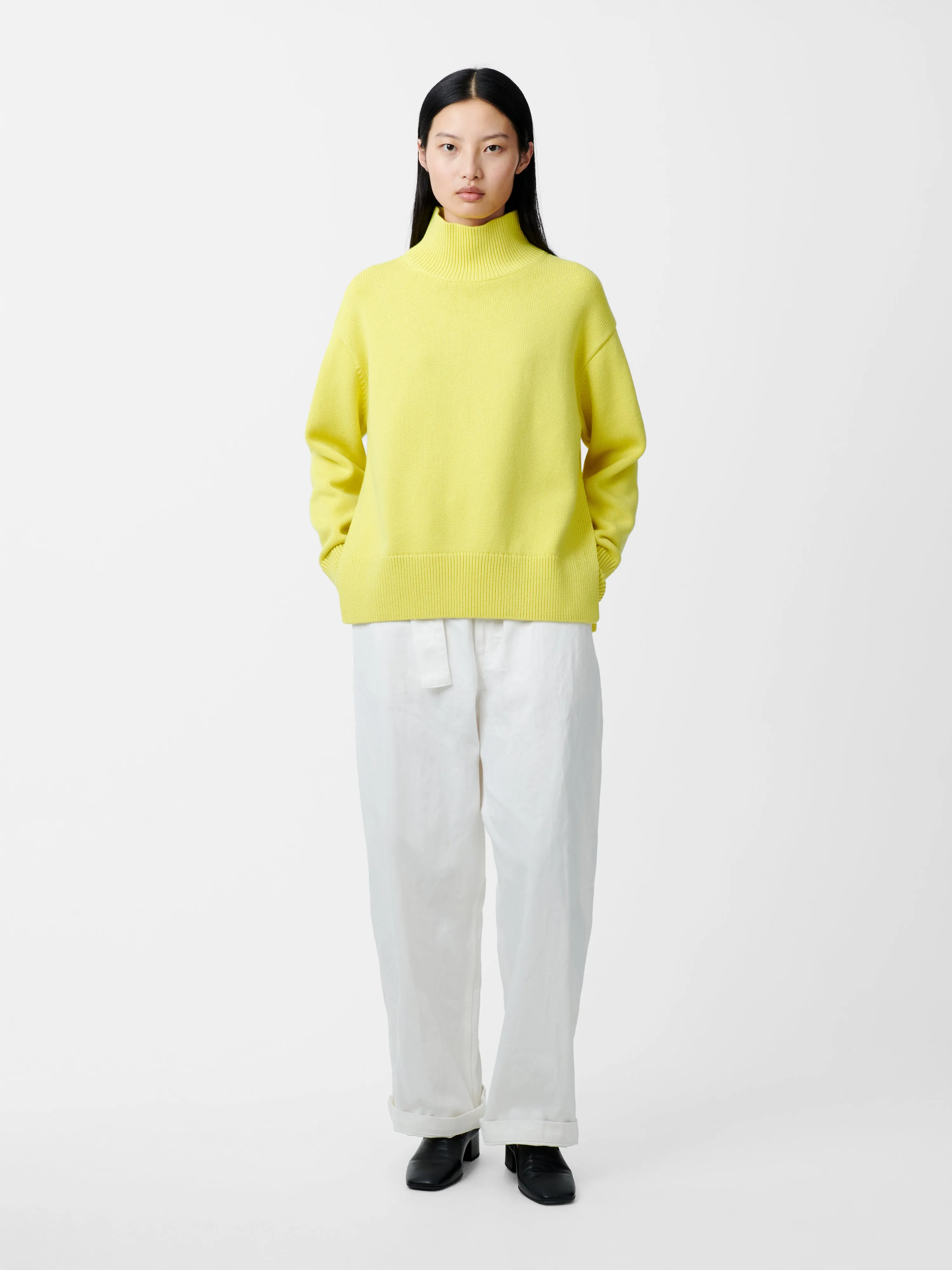 Patria Knit in Acid Yellow