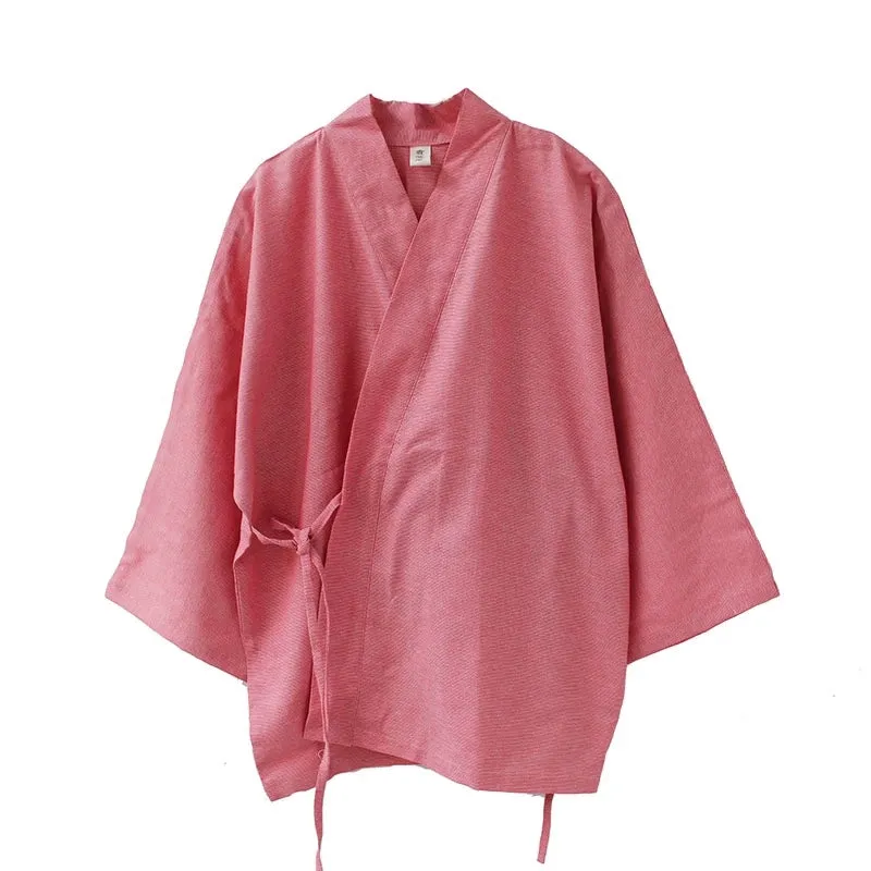 Pinkish-red Kimono Cardigan