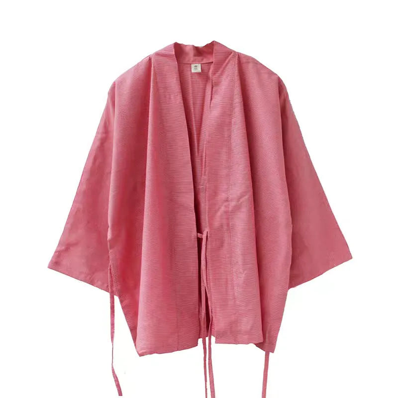 Pinkish-red Kimono Cardigan