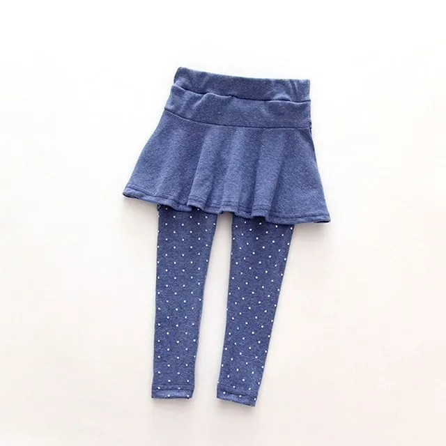 Polka Dot Skirt Leggings