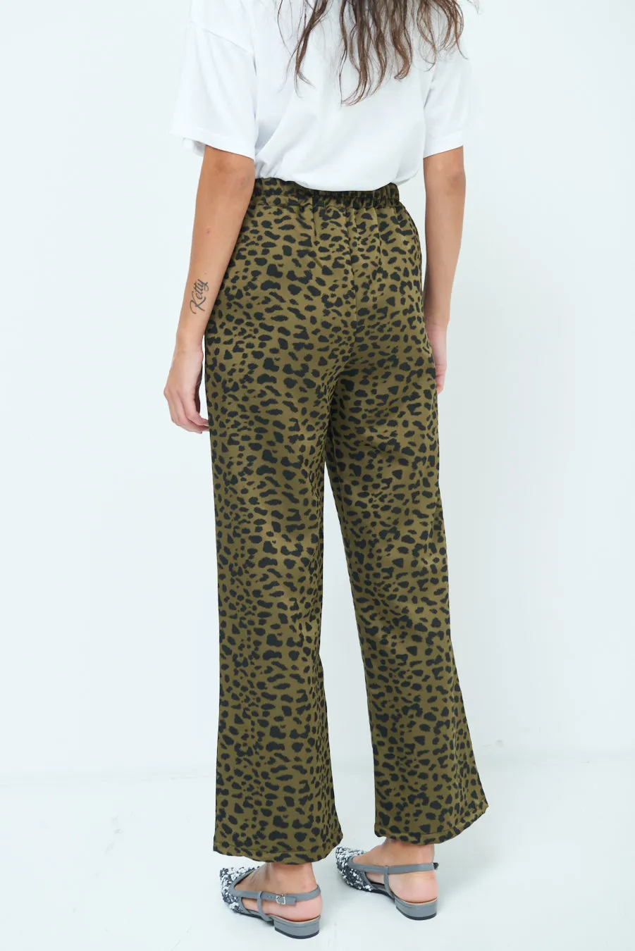 Printed wide-leg pants wholesale
