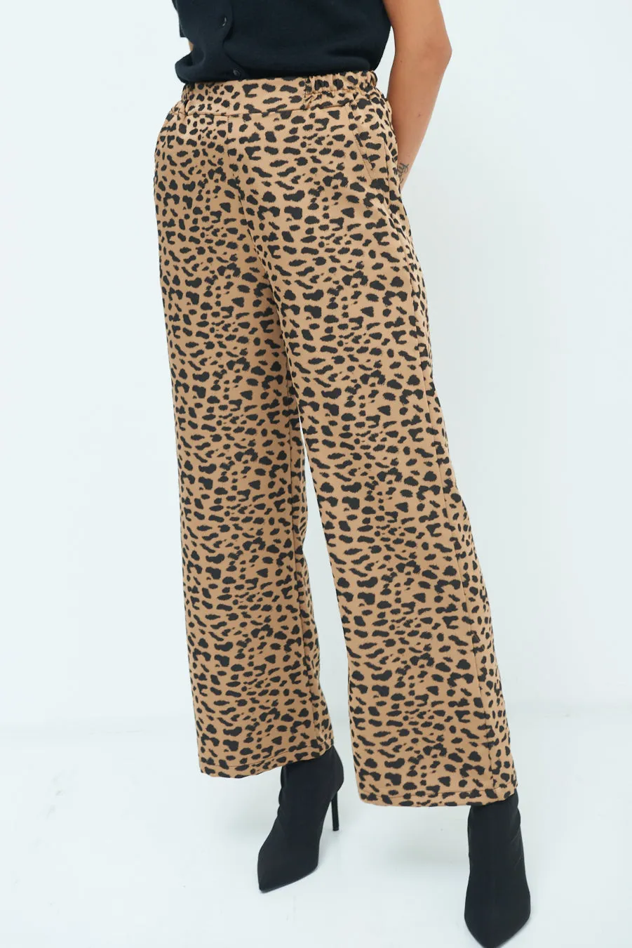 Printed wide-leg pants wholesale