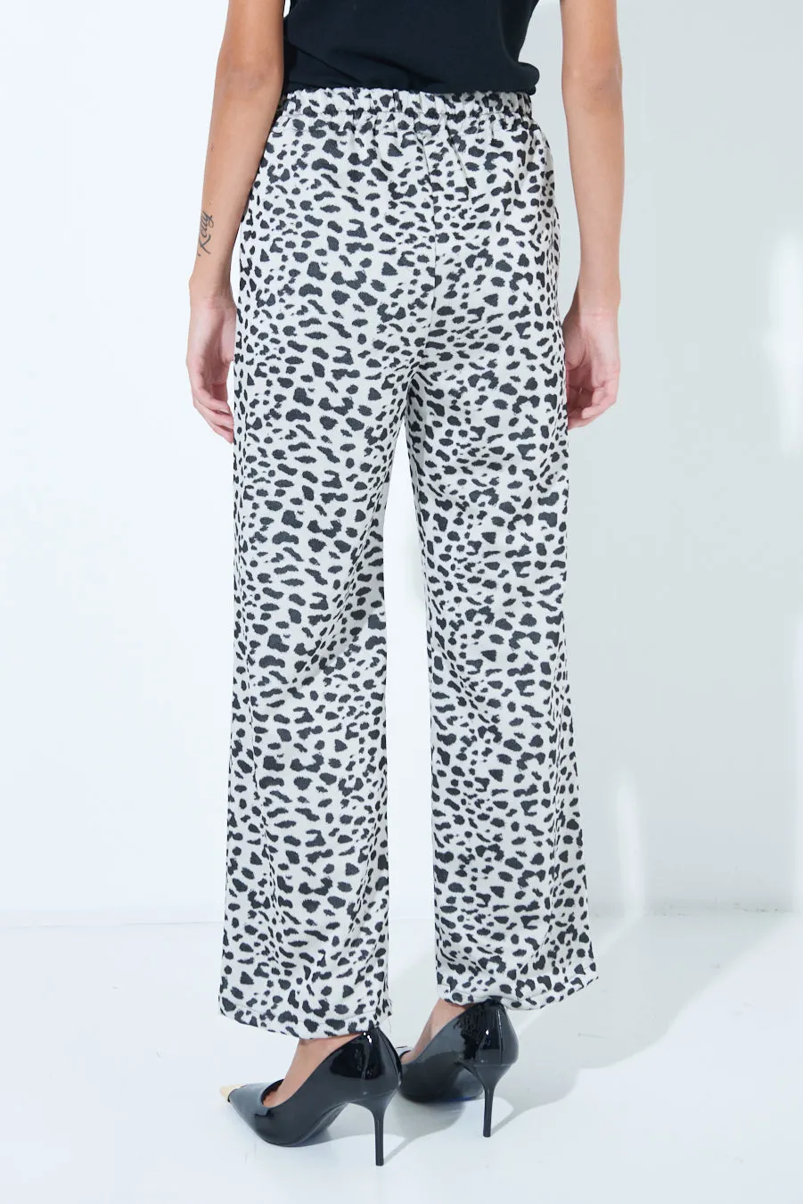 Printed wide-leg pants wholesale