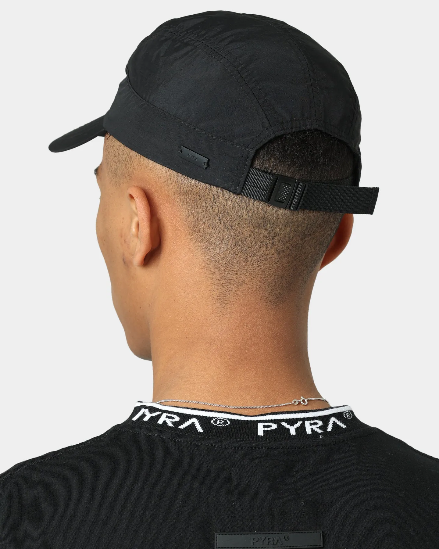 PYRA Jacquard Logo T-Shirt Black