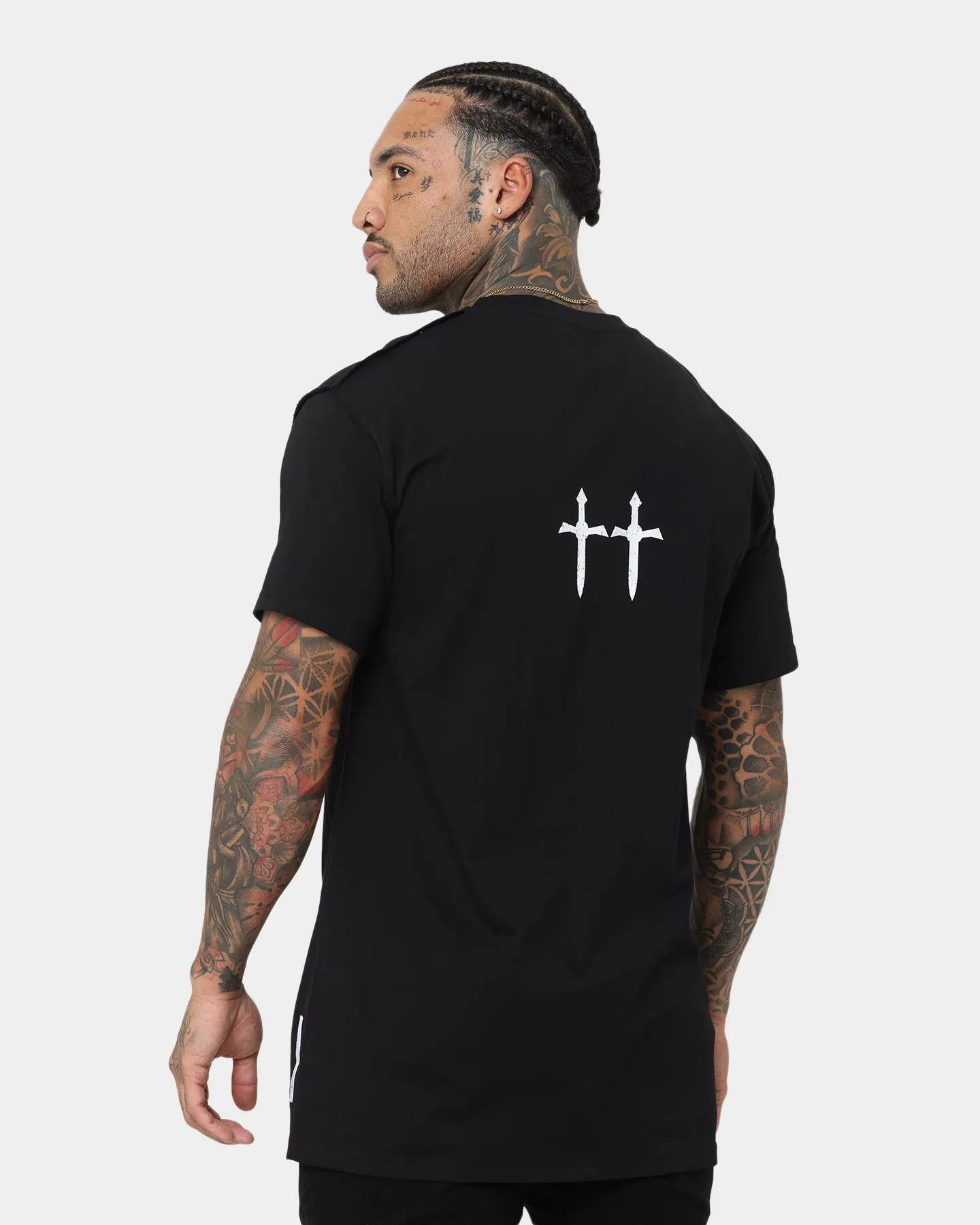 Saint Morta Bird Of Prey Lafayette T-Shirt Black/White