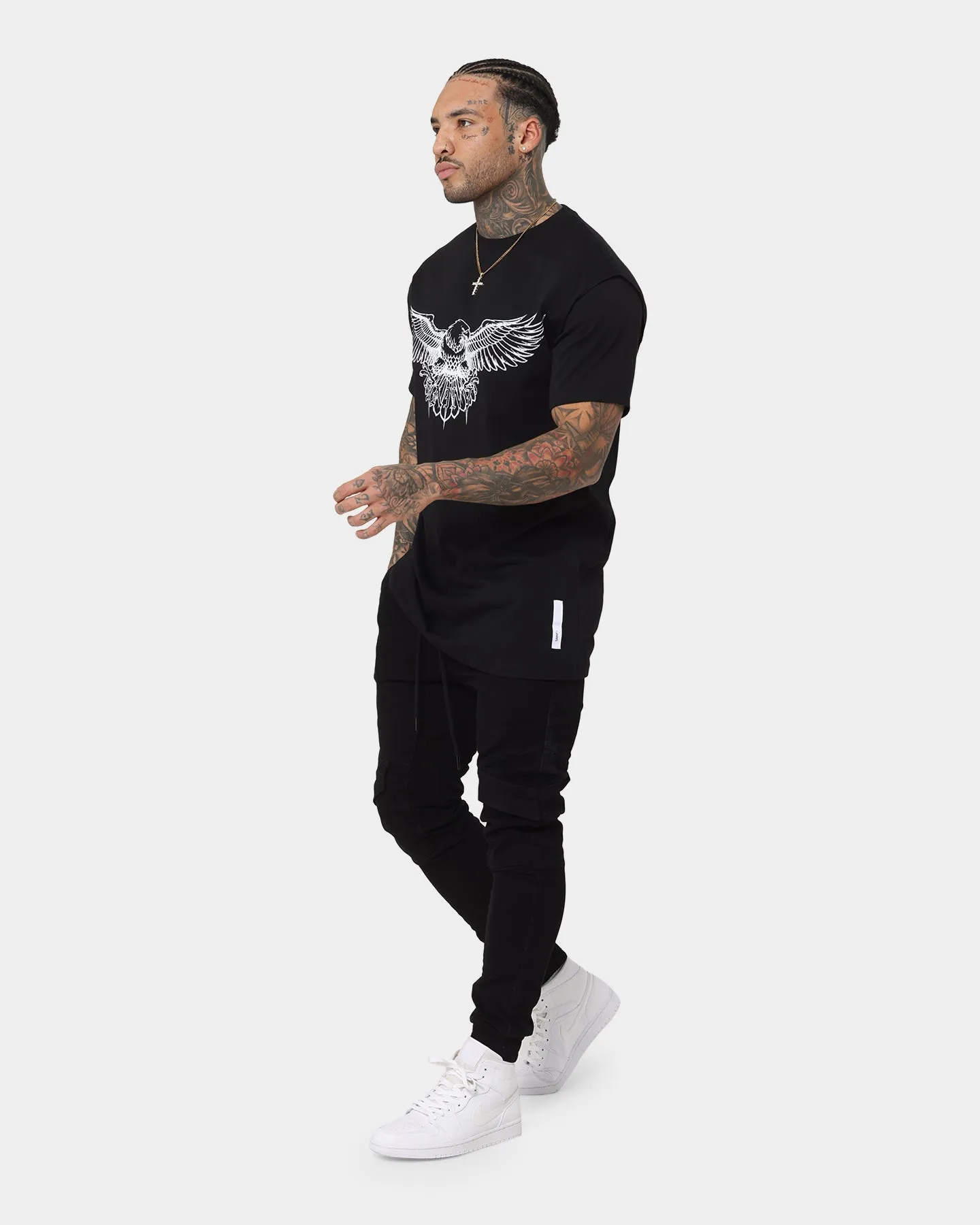Saint Morta Bird Of Prey Lafayette T-Shirt Black/White
