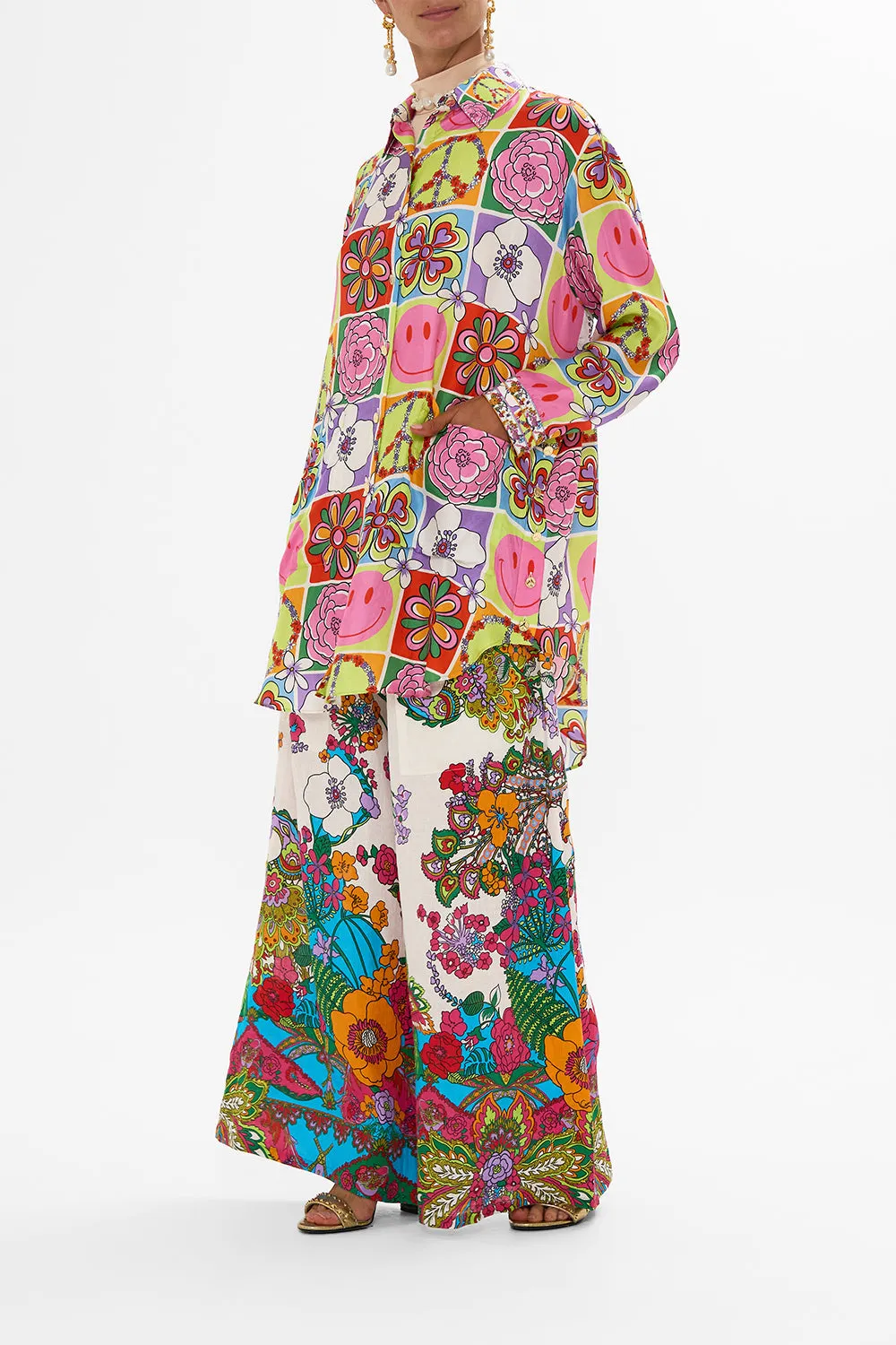 SHIRT TUNIC WITH POCKETS COSMIC PRAIRIE