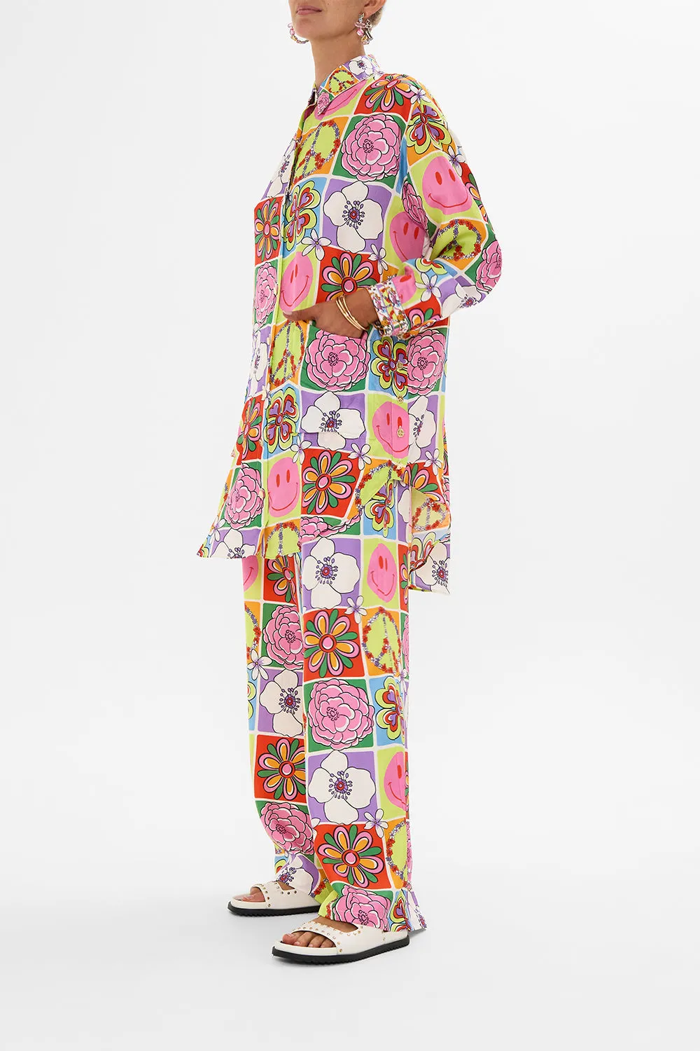 SHIRT TUNIC WITH POCKETS COSMIC PRAIRIE