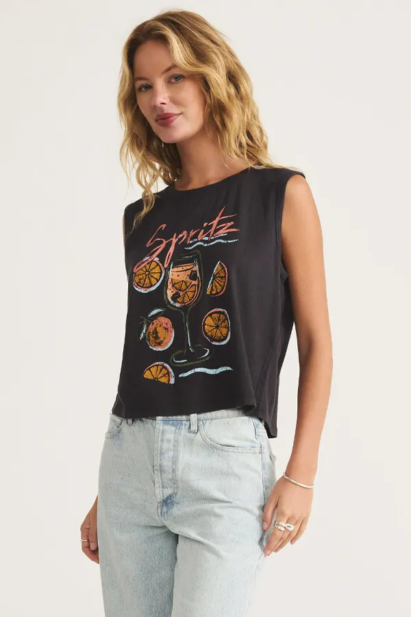 Spritz La Mer Tank | Black Sand
