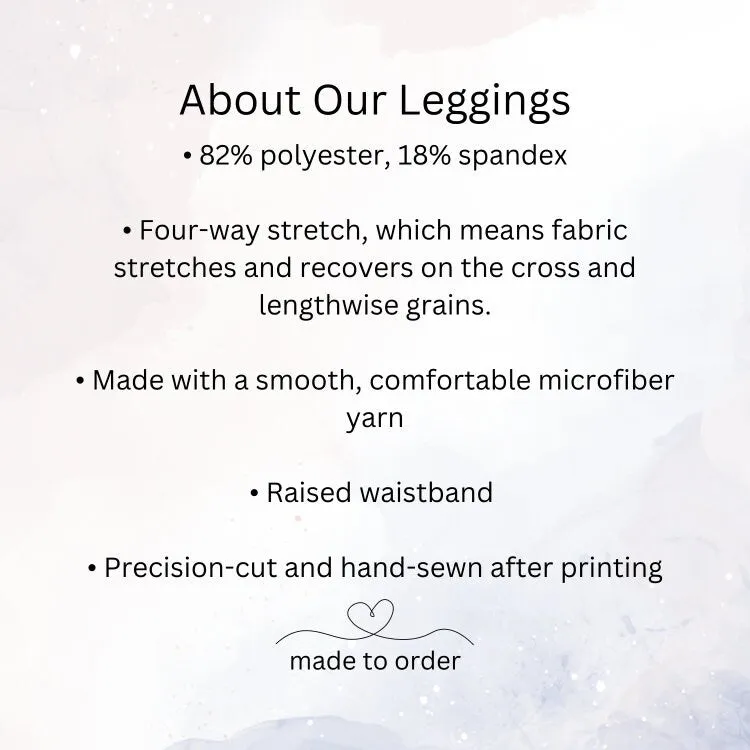 Stay Wild Blue High Waist Long Leggings