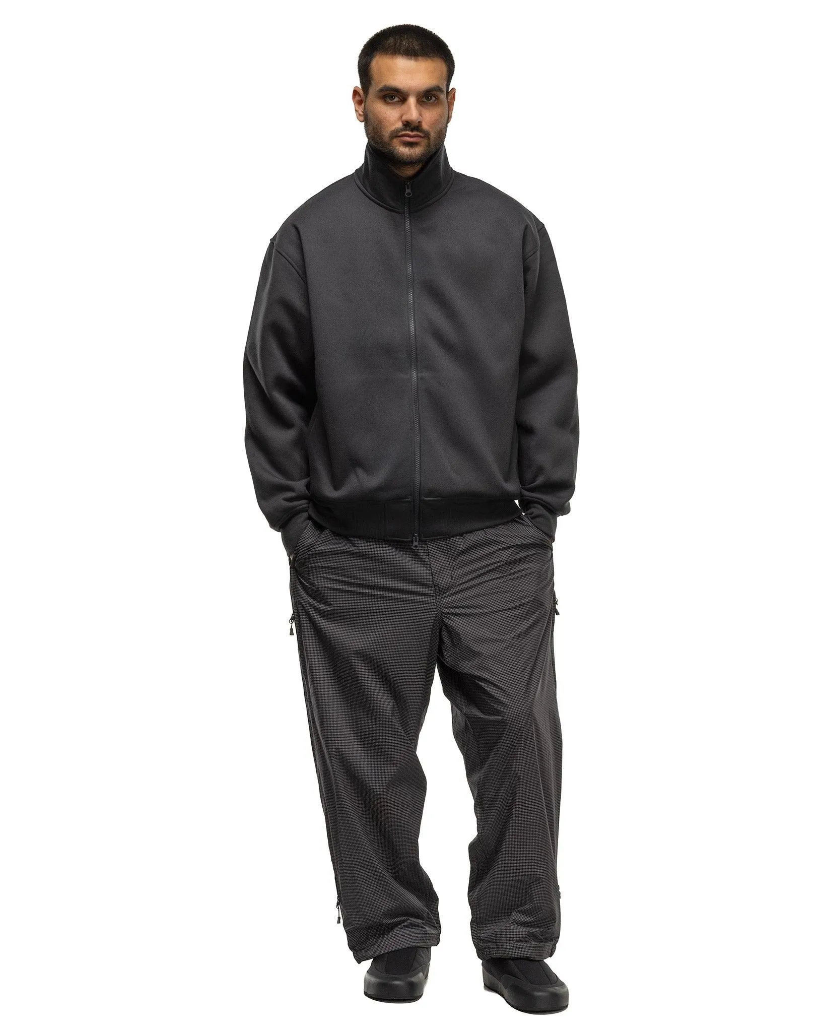Tech Sweat Stand Zip-Cardigan Charcoal