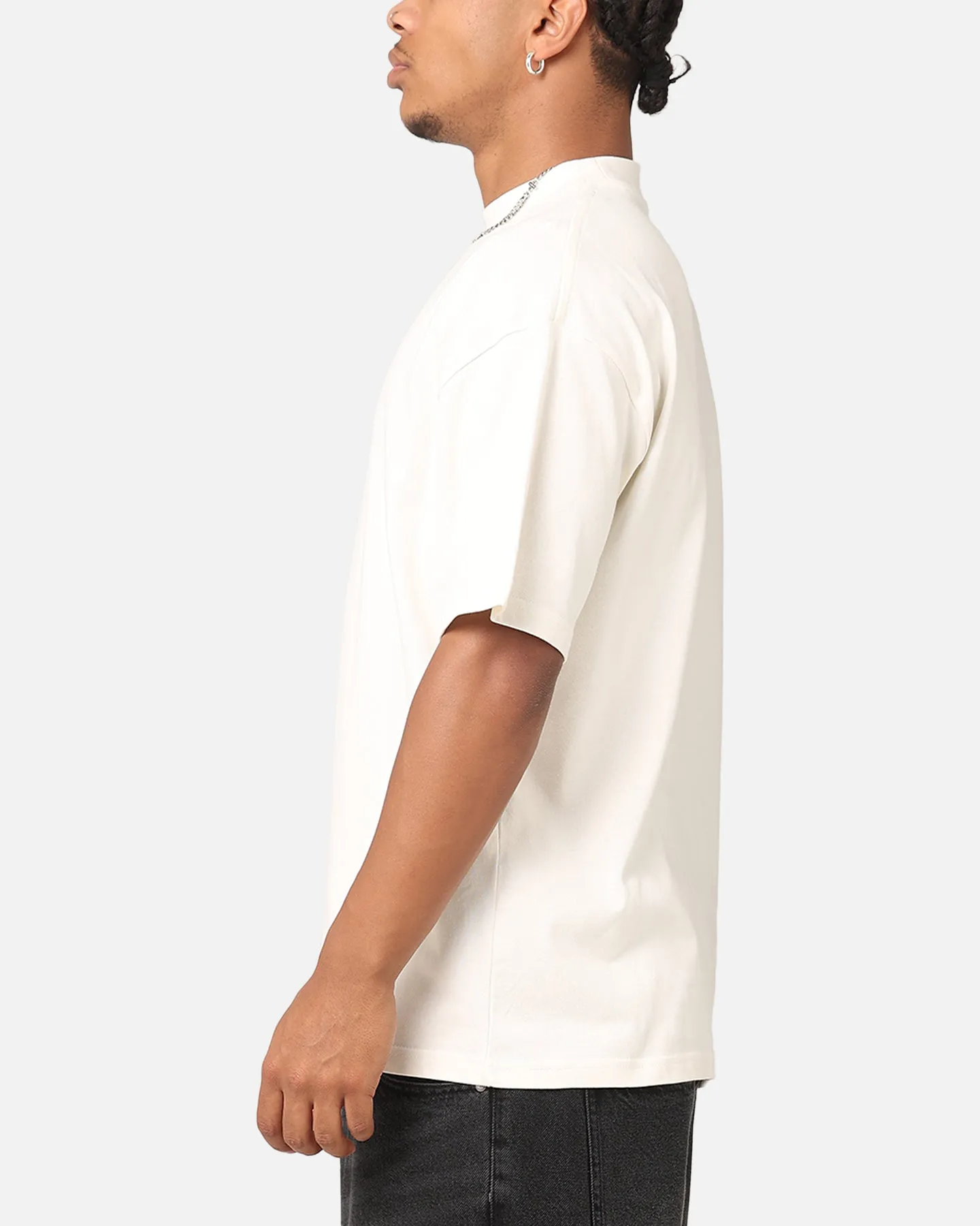 The Anti Order Anti XY Mock Neck T-Shirt Off White