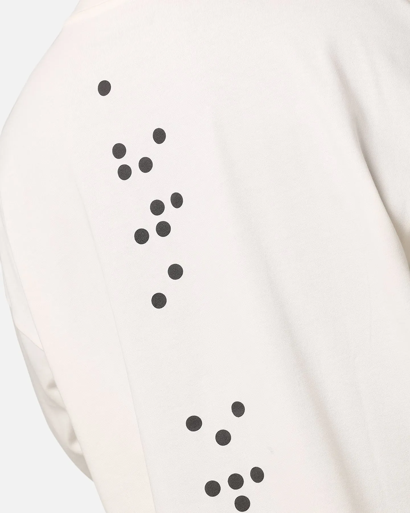 The Anti Order Brail Mock Neck T-Shirt Off White/Black
