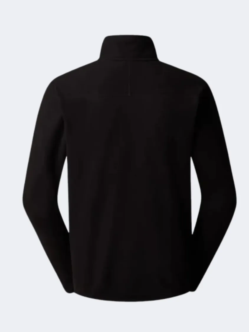 The North Face Glacier Embroid Logo Men Skiing Fleece Black