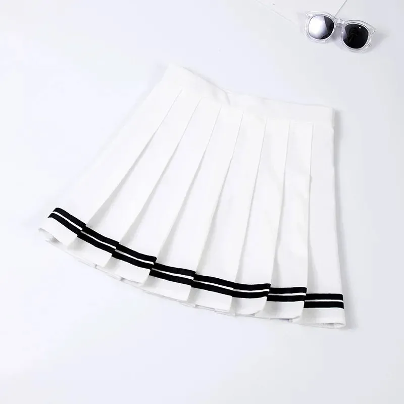 Women Harajuku Sweet Fresh Feeling High Waist Pleated Skirt