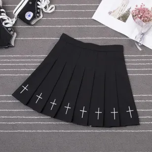 Women Harajuku Sweet Fresh Feeling High Waist Pleated Skirt