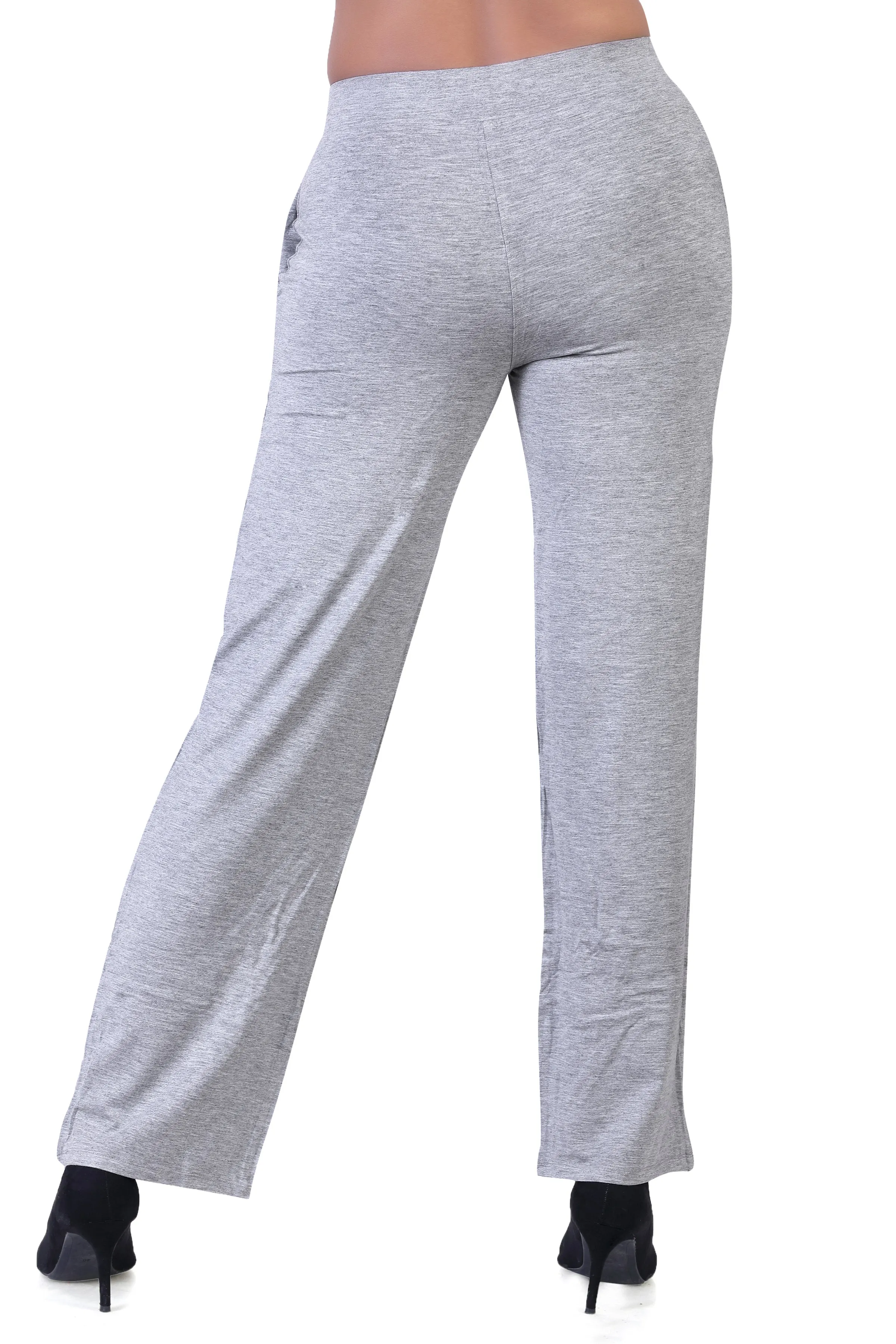 WOMEN'S SOLID REGULAR FIT PARALLEL PANT