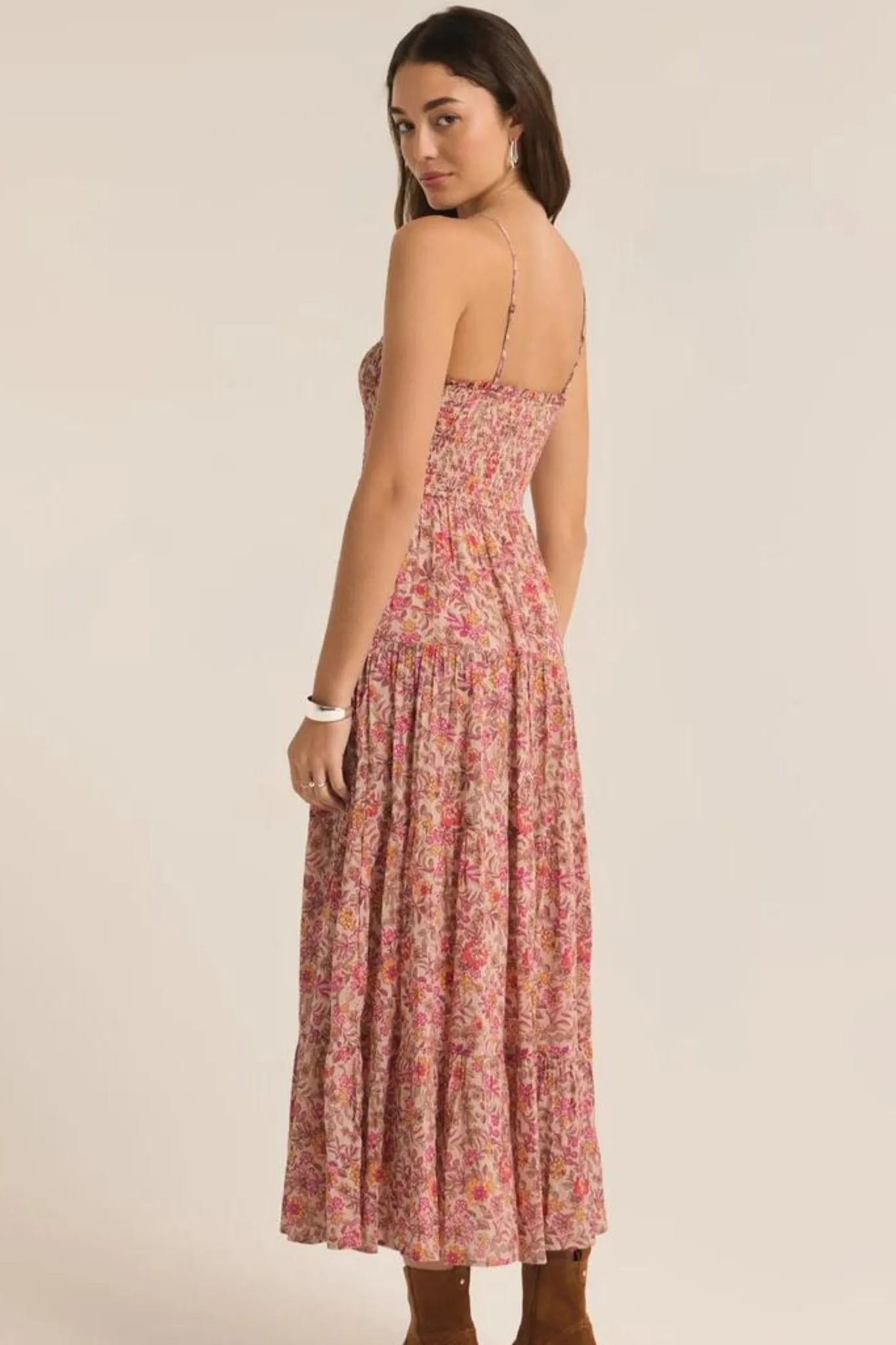 Z Supply: Balos Lima Floral Dress in Cactus Flower