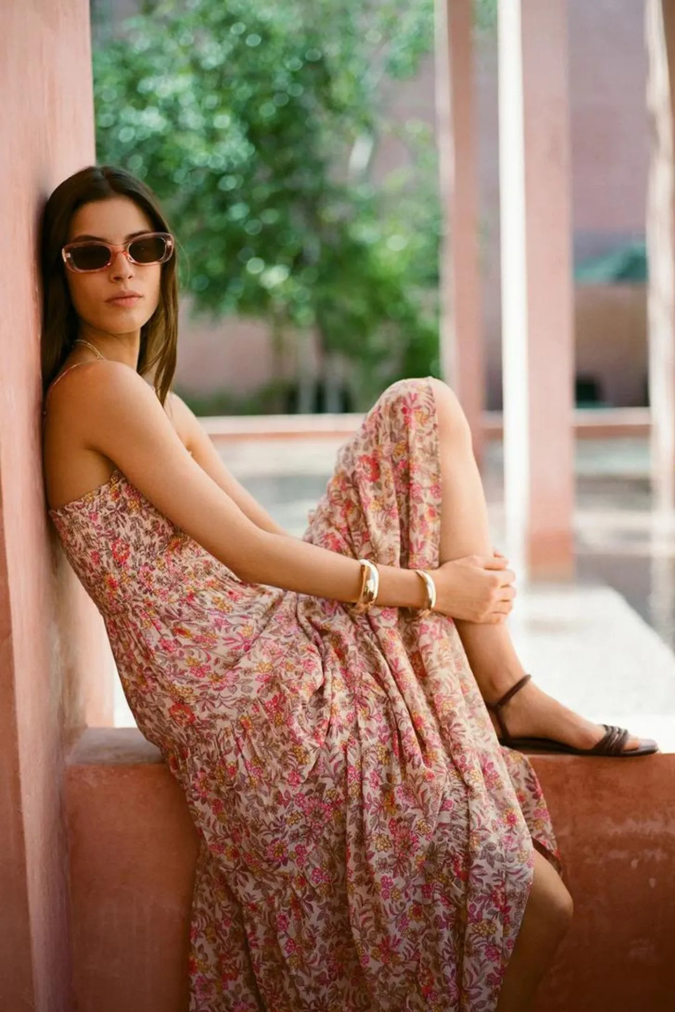 Z Supply: Balos Lima Floral Dress in Cactus Flower
